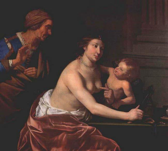 BIJLERT, Jan van Venus and Amor and an old Woman France oil painting art